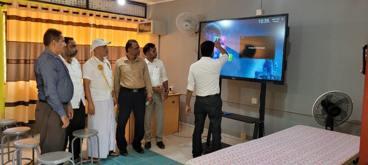 "Smart classes are one of the best ways to teach. We are proud to provide a good education with digitalization to our students."
